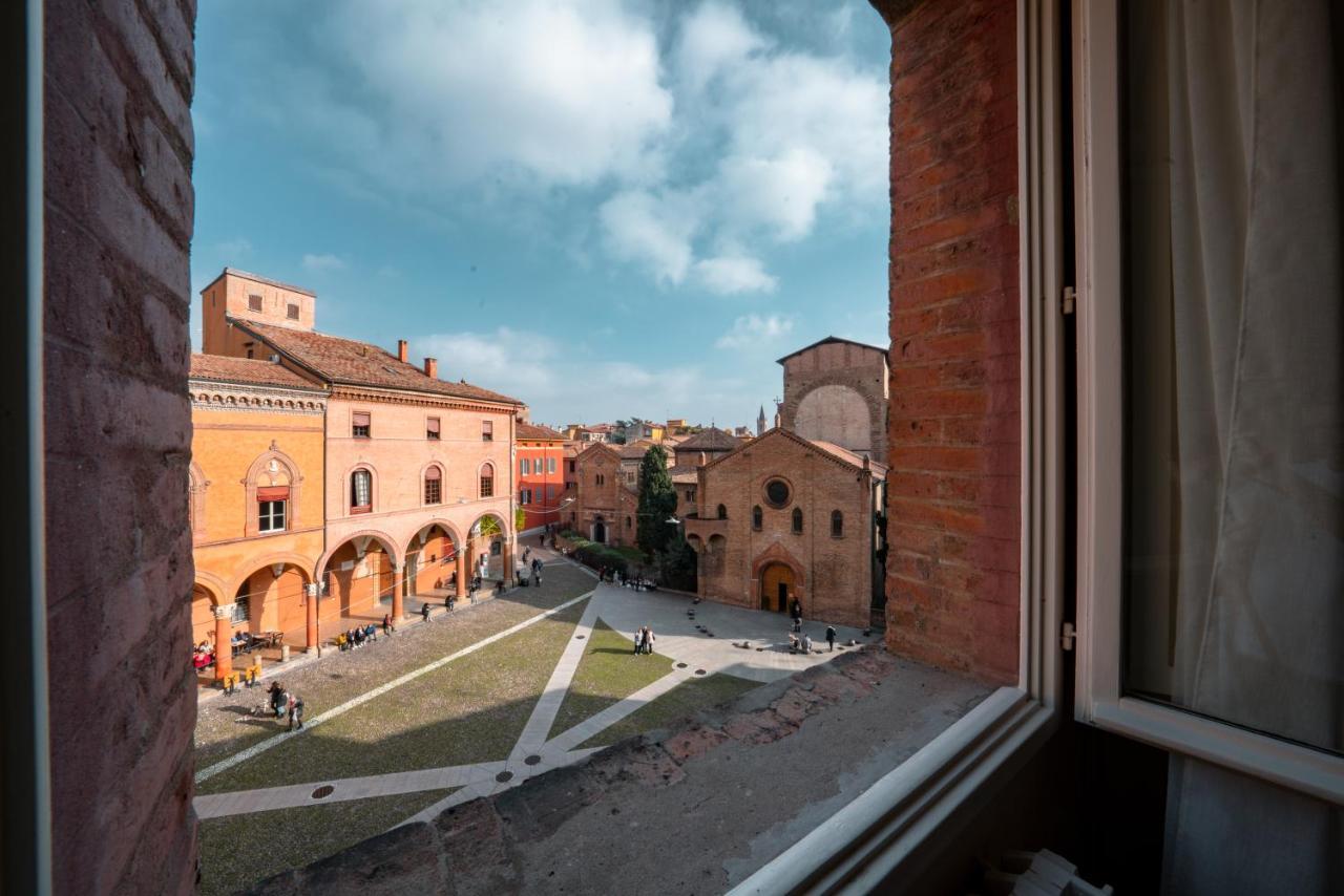 Piazza Santo Stefano Con Vista Daire Bolonya Dış mekan fotoğraf